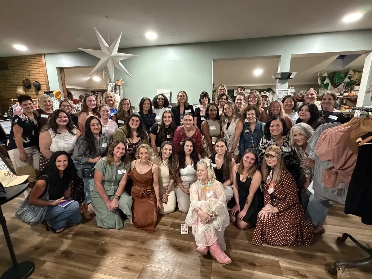 ICONS Coffee + Connections event at Station No. 5, a room full of Pittsburgh women business owners