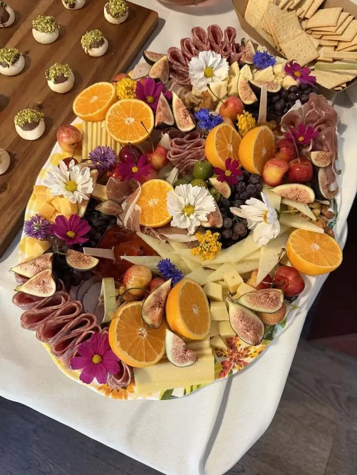 A charcuterie spread by Box and Board